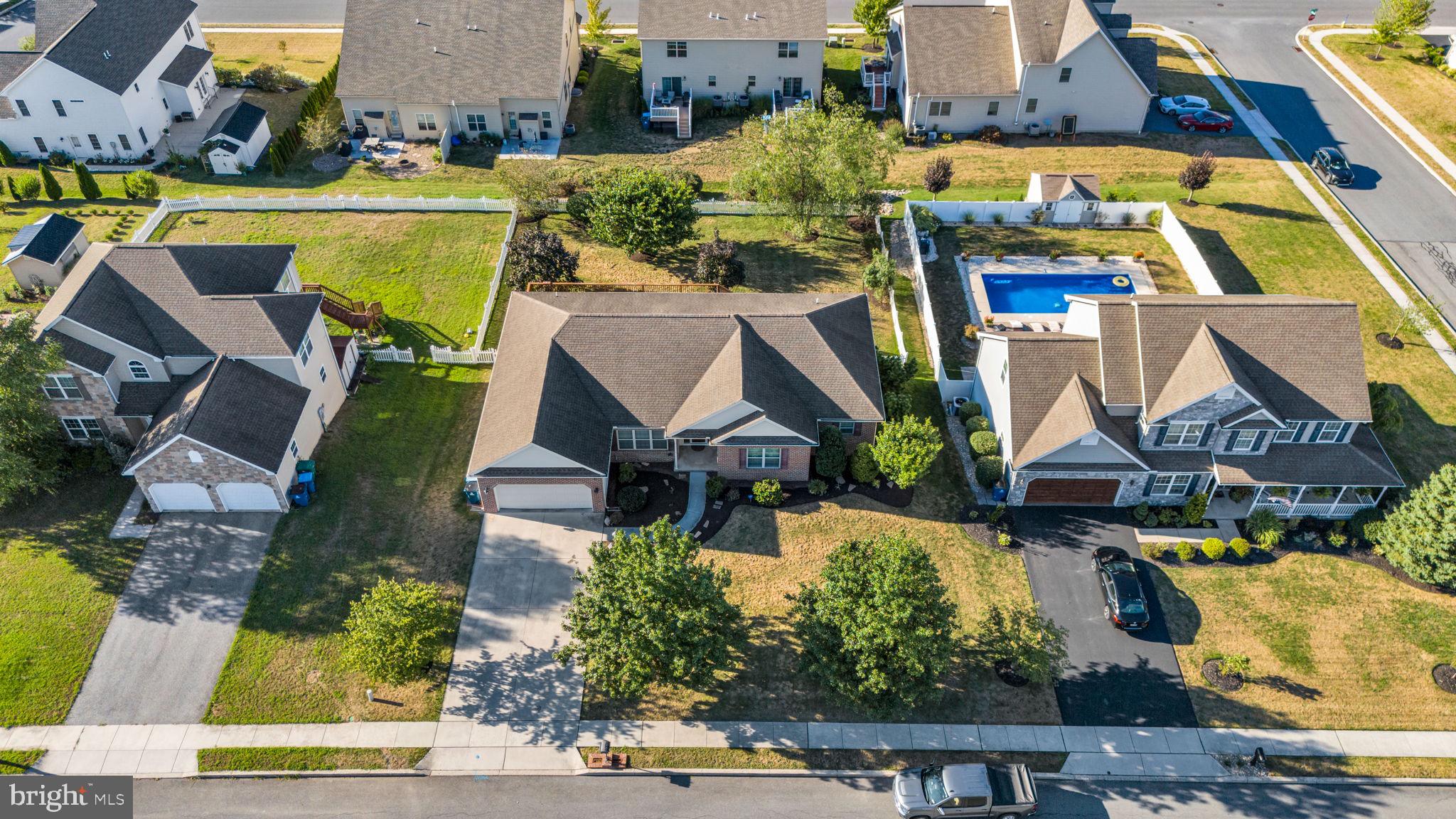 4 Over View Carlisle, PA 17013 - Photo 73 of 73 an aerial view of residential houses with outdoor space and swimming pool