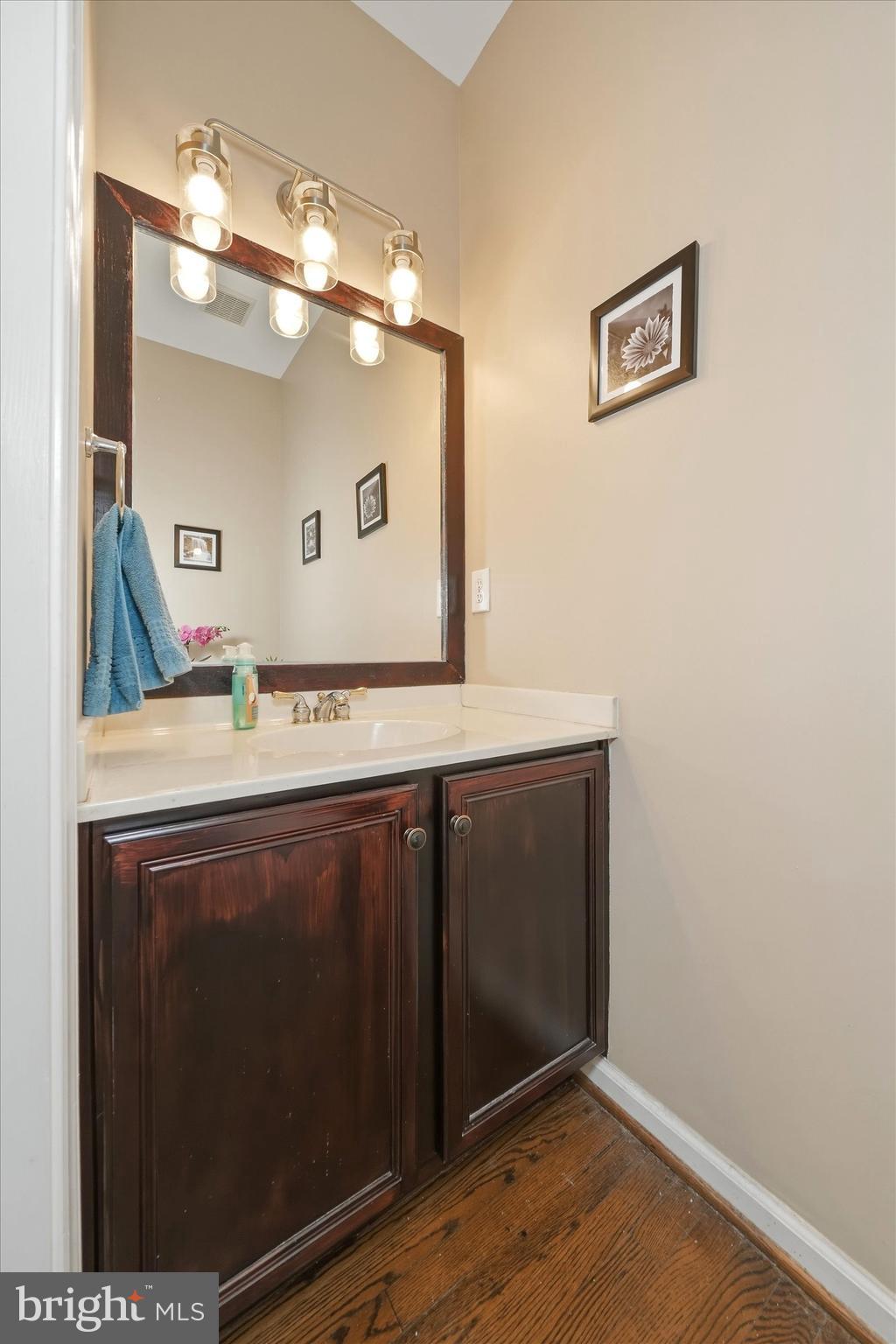 100 Cambridge Road Landenberg, PA 19350 - Photo 17 of 37 a bathroom with a sink and a mirror