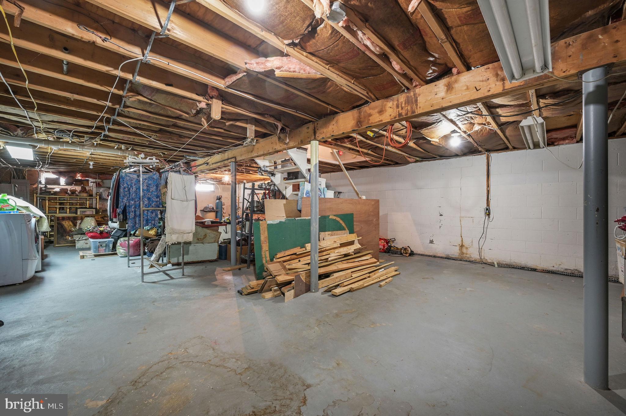 1119 Bison Road Dover, DE 19904 - Photo 26 of 26 Spacious unfinished basement w/ plenty of storage