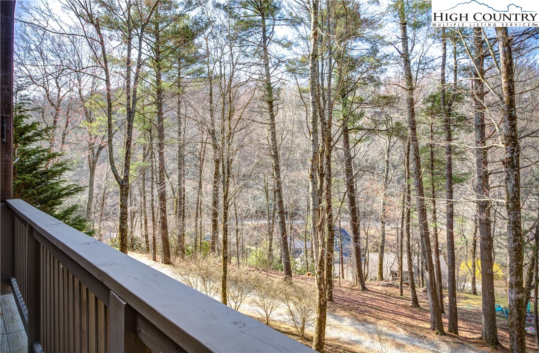 256 Holiday Hills Drive Boone, NC 28607 - Photo 9 of 34 a view of balcony with trees