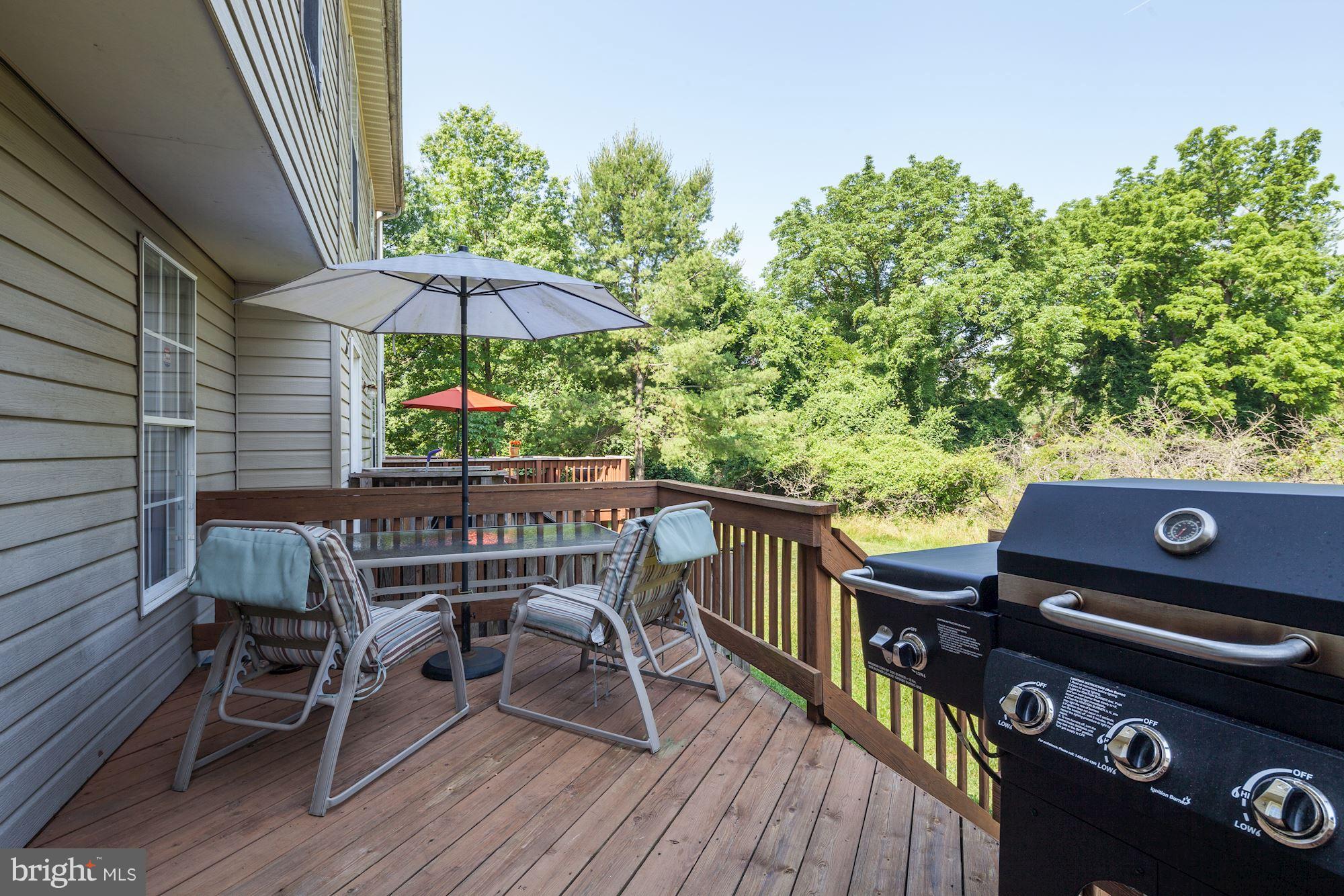 4204 Red Haven Road Baltimore, MD 21208 - Photo 29 of 30 great deck w/wooded view & stairs to yard
