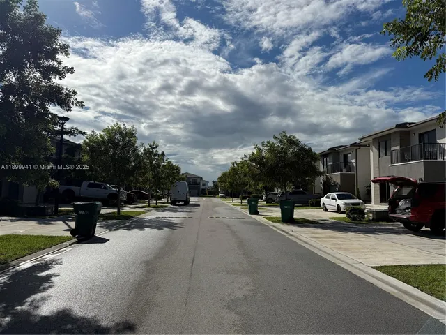 a view of the street