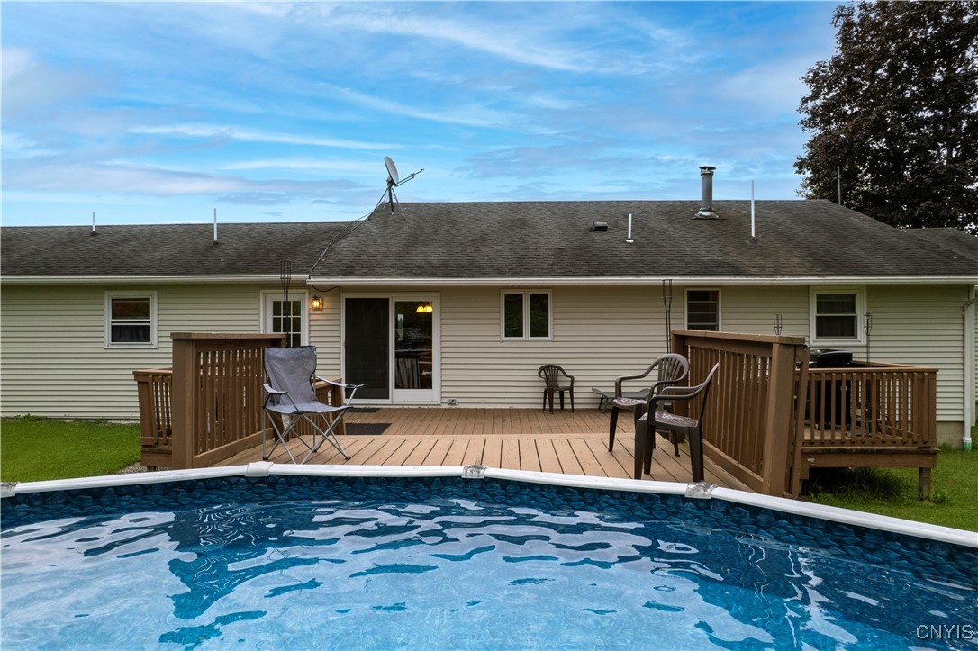5921 Edic Road Marcy, NY 13403 - Photo 12 of 50 Back Pool and Deck