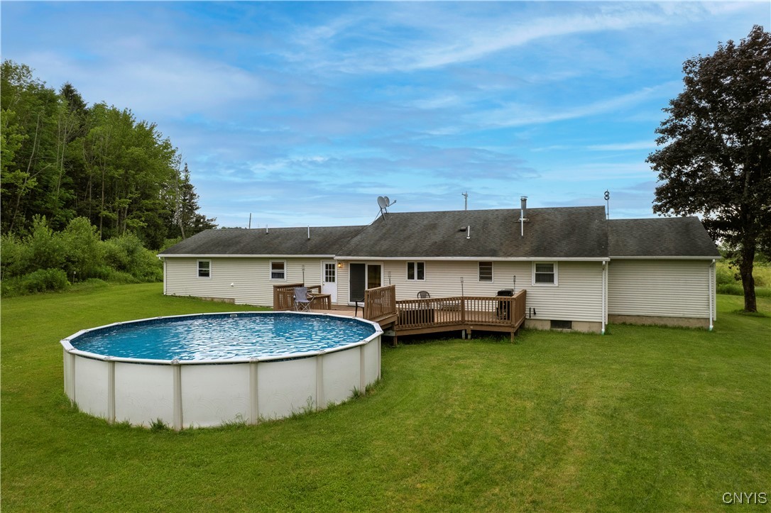 5921 Edic Road Marcy, NY 13403 - Photo 14 of 50 Pool and Back yard