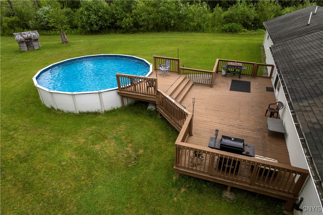 5921 Edic Road Marcy, NY 13403 - Photo 10 of 50 Back Deck and Pool