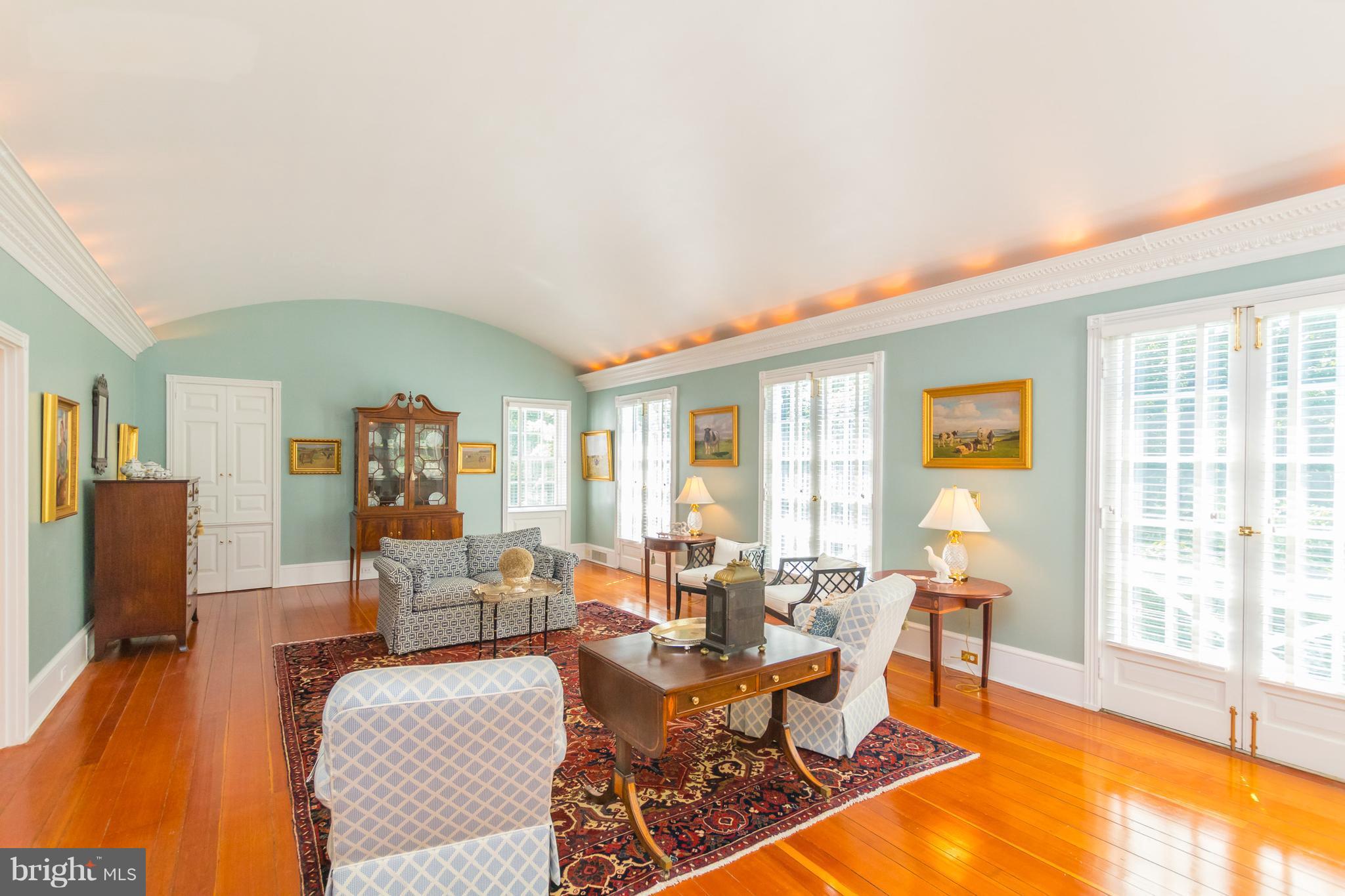 17 Blythewood Road Baltimore, MD 21210 - Photo 6 of 71 Living Room- barrel-vaulted ceiling w/up- lights