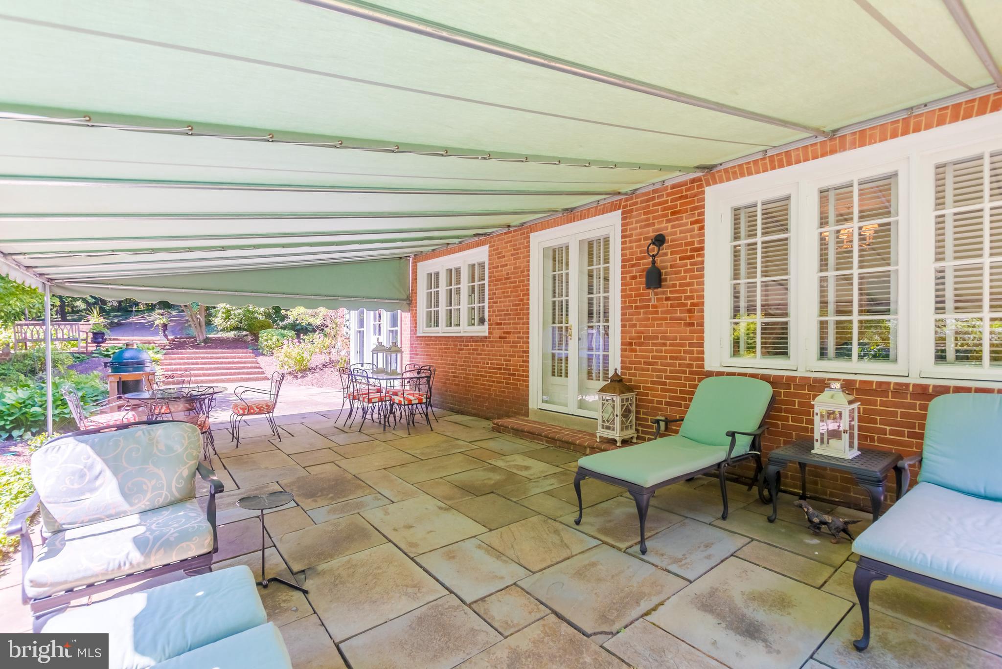 17 Blythewood Road Baltimore, MD 21210 - Photo 60 of 71 Covered Bluestone patio overlooking pool