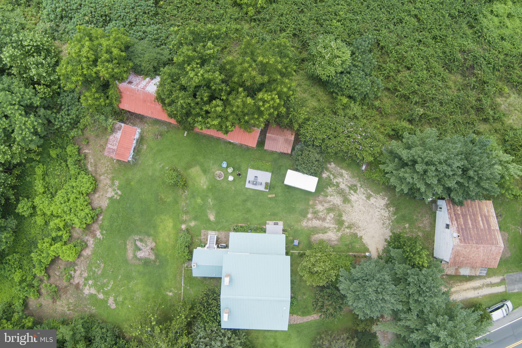 10007 Croom Road Upper Marlboro, MD 20772 - Photo 108 of 134 an aerial view of residential house with outdoor space and trees all around