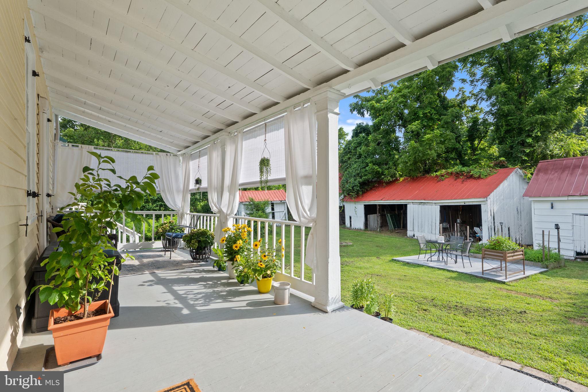 10007 Croom Road Upper Marlboro, MD 20772 - Photo 3 of 134 Back porch looks out on yard and farm fields