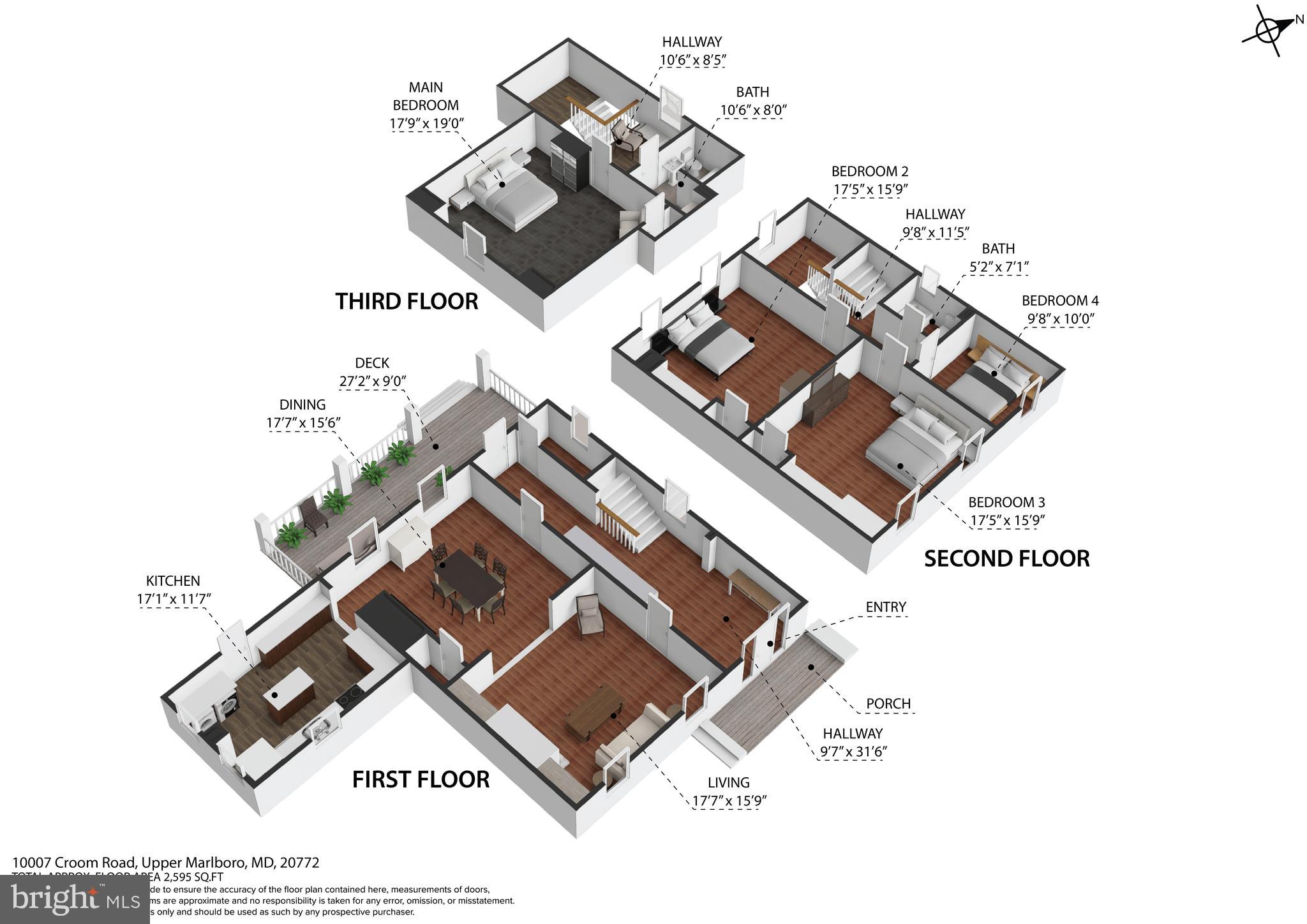 10007 Croom Road Upper Marlboro, MD 20772 - Photo 134 of 134 3D floor plan