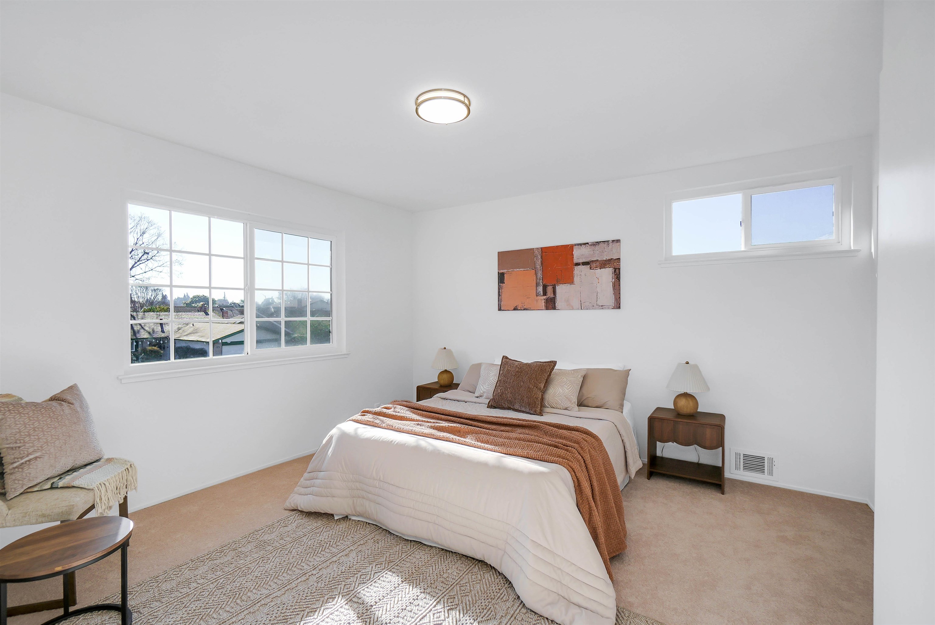 3159 Rowe Place Fremont, CA 94536 - Photo 14 of 59 a bedroom with a bed and a window