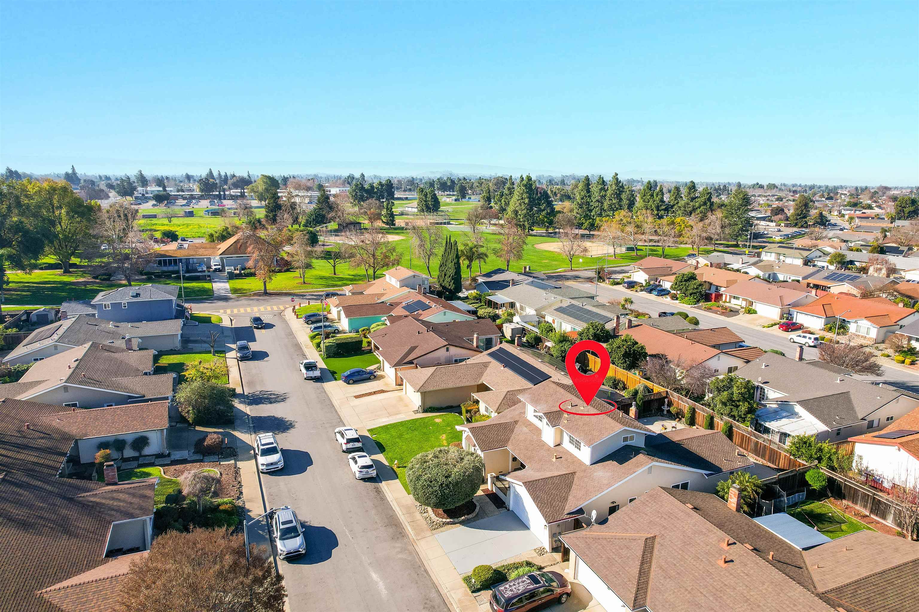 3159 Rowe Place Fremont, CA 94536 - Photo 57 of 59 an aerial view of a city