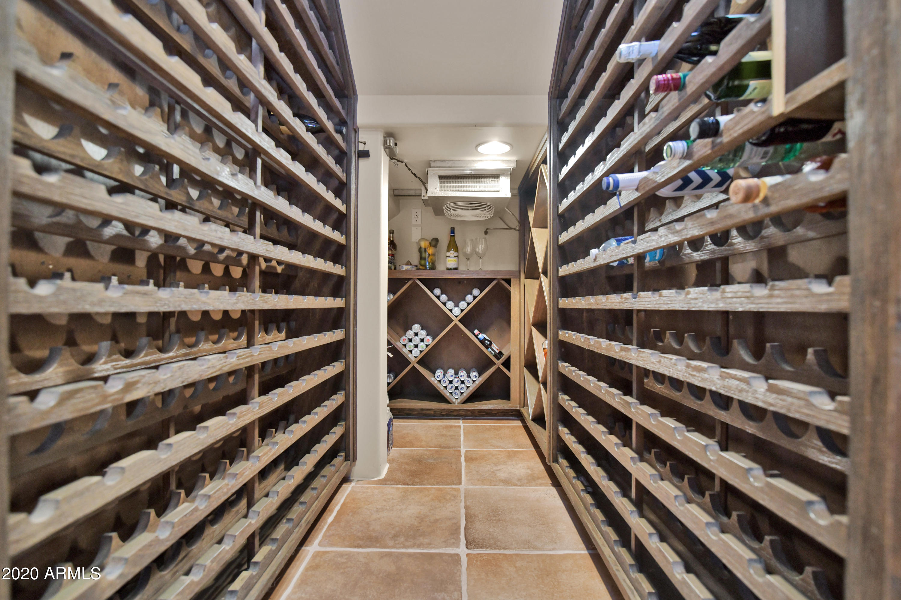7701 East Long Rifle Road Carefree, AZ 85377 - Photo 13 of 52 Wine Cellar Near Kitchen