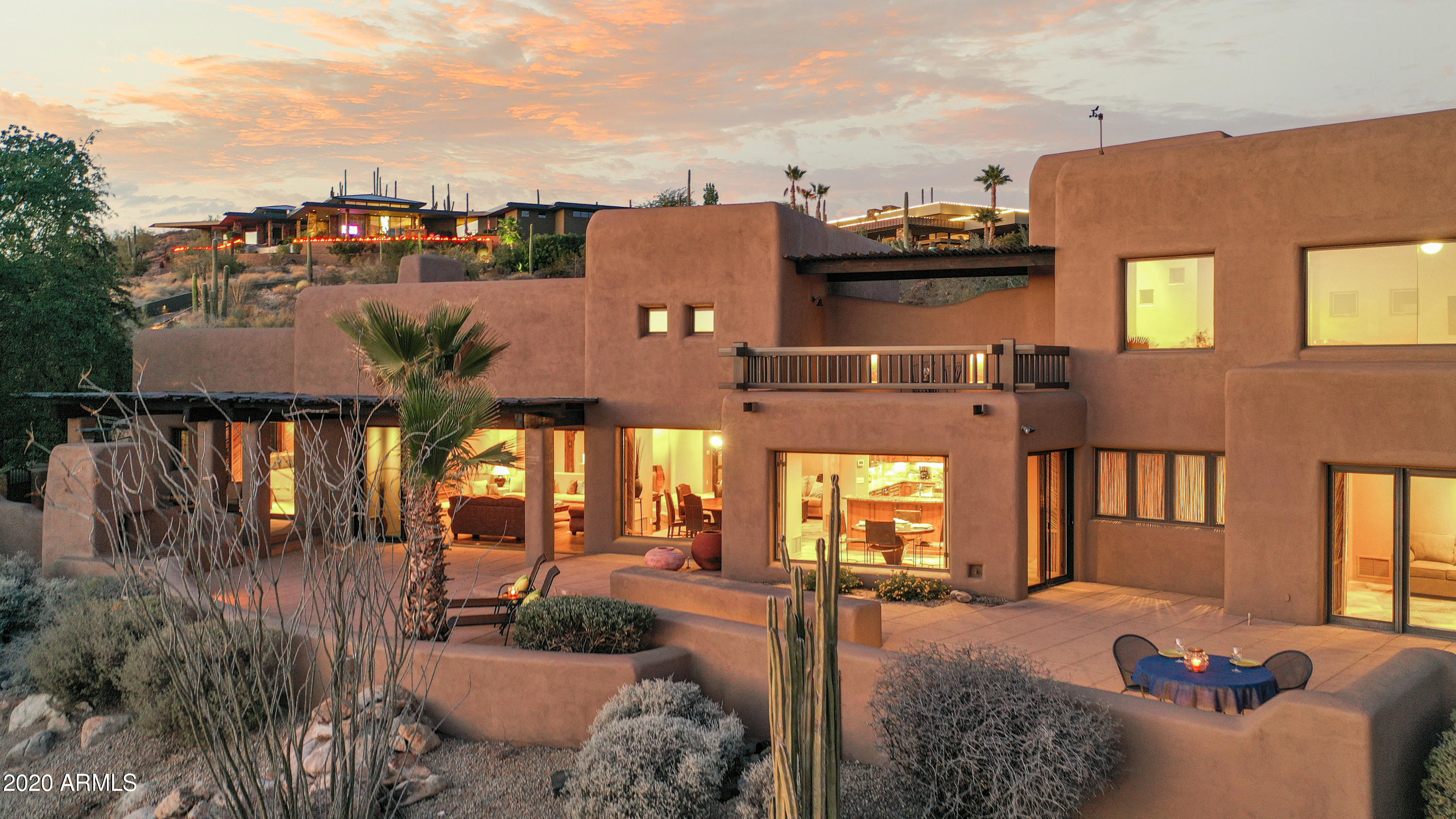 7701 East Long Rifle Road Carefree, AZ 85377 - Photo 33 of 52 Boasts Plenty of Outdoor seating Areas