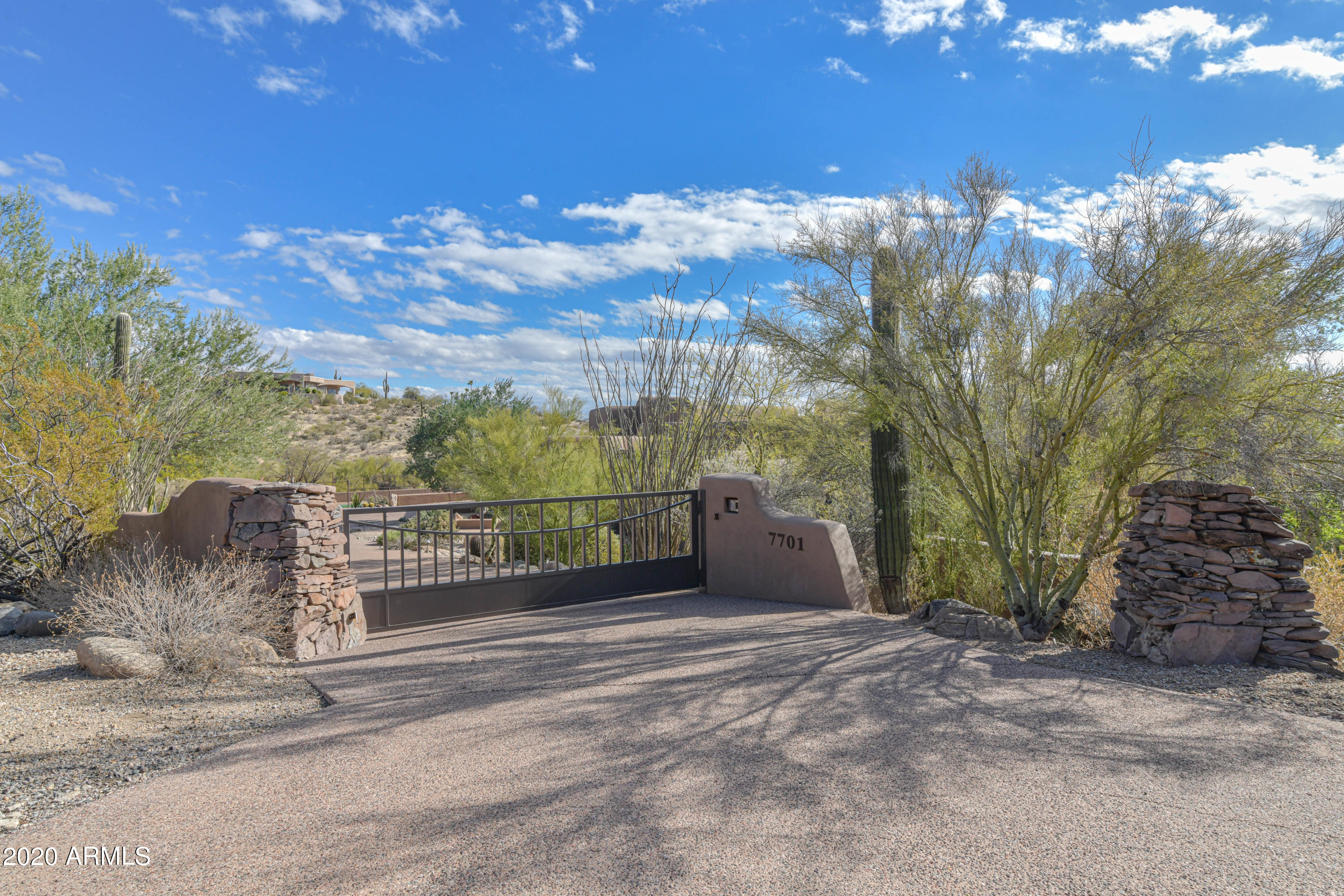 7701 East Long Rifle Road Carefree, AZ 85377 - Photo 7 of 52 Custom Gated Entry
