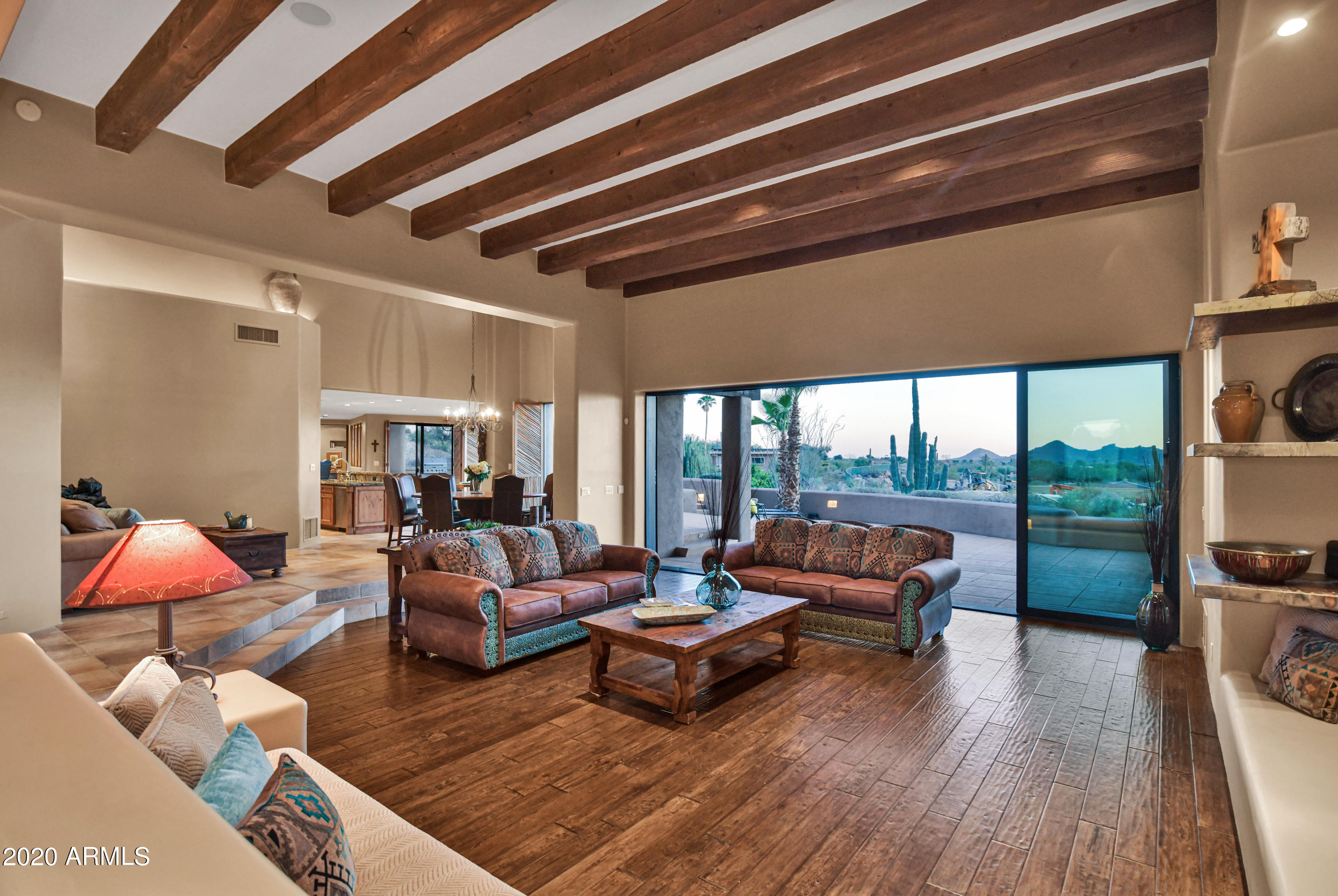 7701 East Long Rifle Road Carefree, AZ 85377 - Photo 10 of 52 Great Room, Wall of Glass