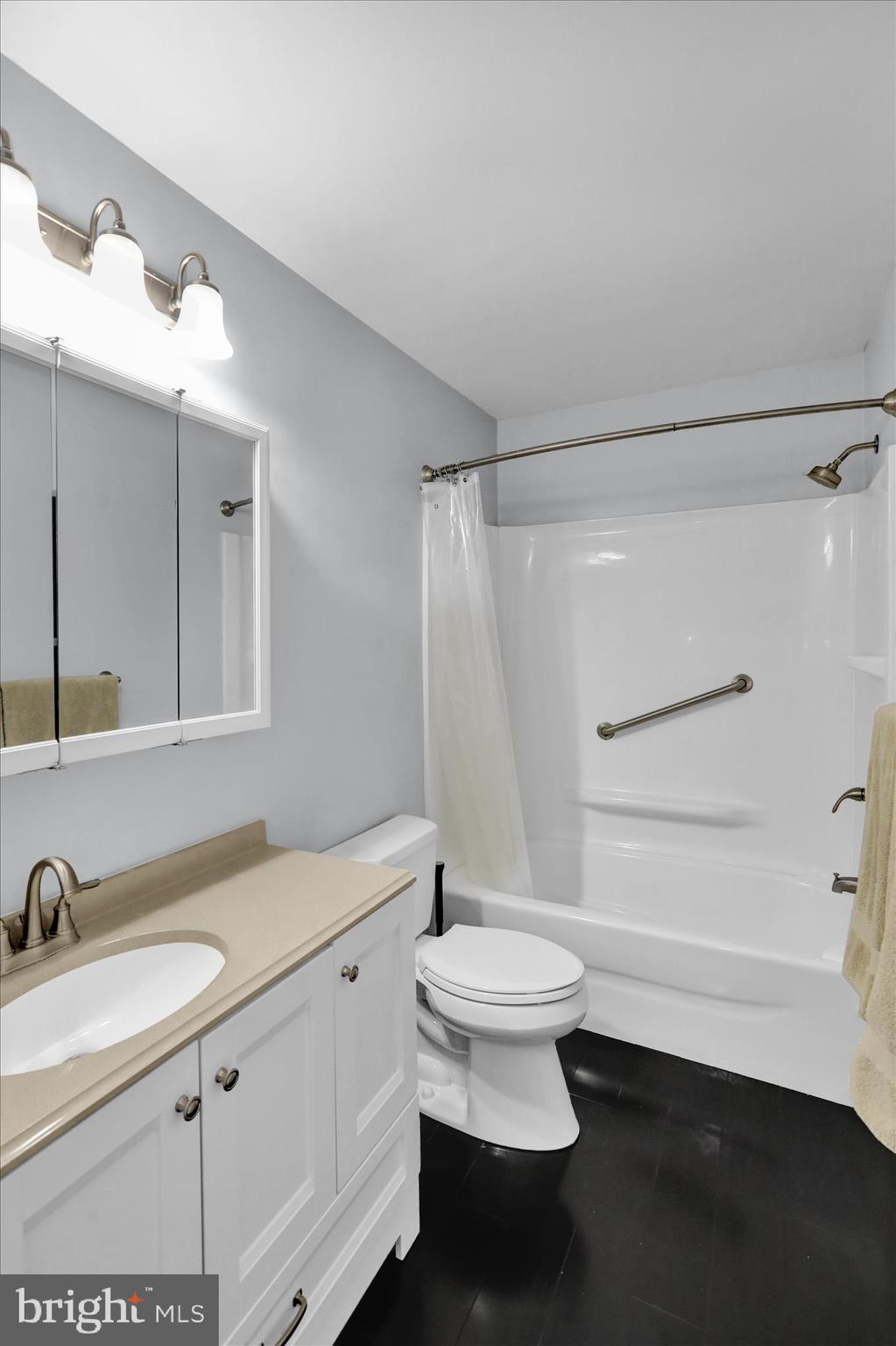 6 Alpine Court Reading, PA 19606 - Photo 14 of 22 a bathroom with a sink toilet a mirror and shower