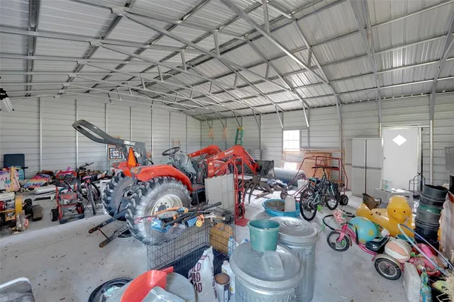 a view of a tree in a yard