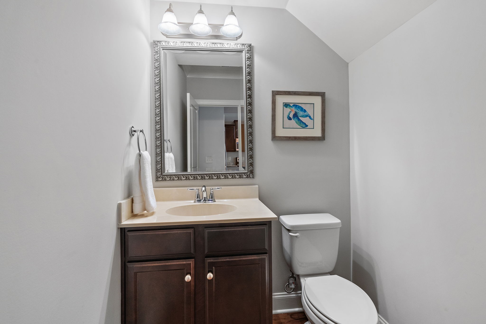 916 Gateway Court Franklin, TN 37069 - Photo 11 of 26 a bathroom with a toilet a sink and mirror