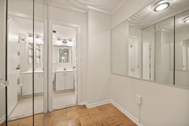 a view of a bathroom with shower