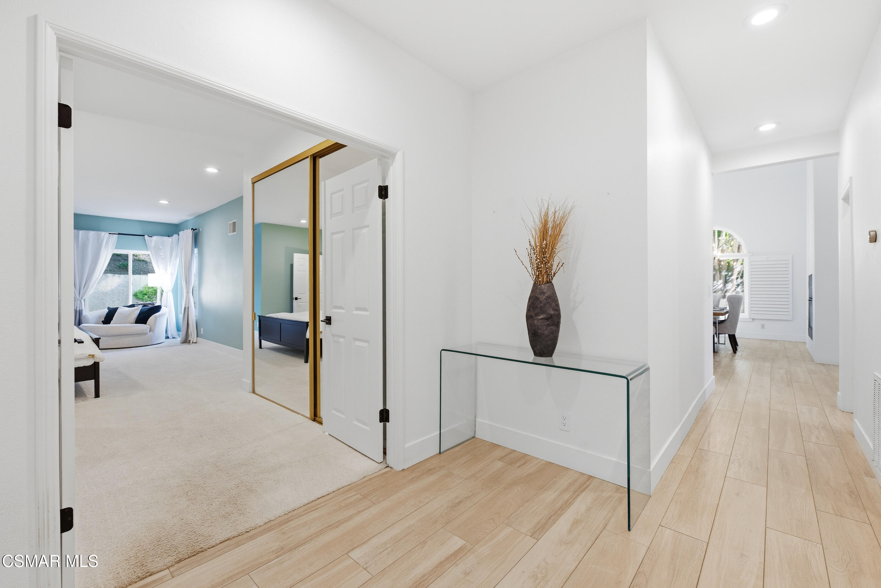 2810 Rikkard Drive Thousand Oaks, CA 91362 - Photo 22 of 38 a view of a hallway with closet and wooden floor