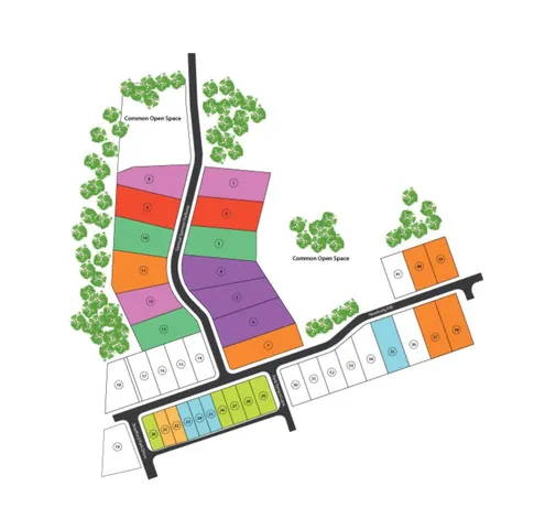 a view of street with sitting area