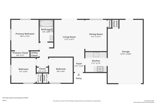 $155,000 | 4511 Glen Loche Court, San Antonio, TX 78217