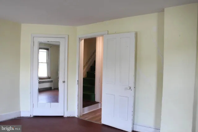 an entryway with a livingroom