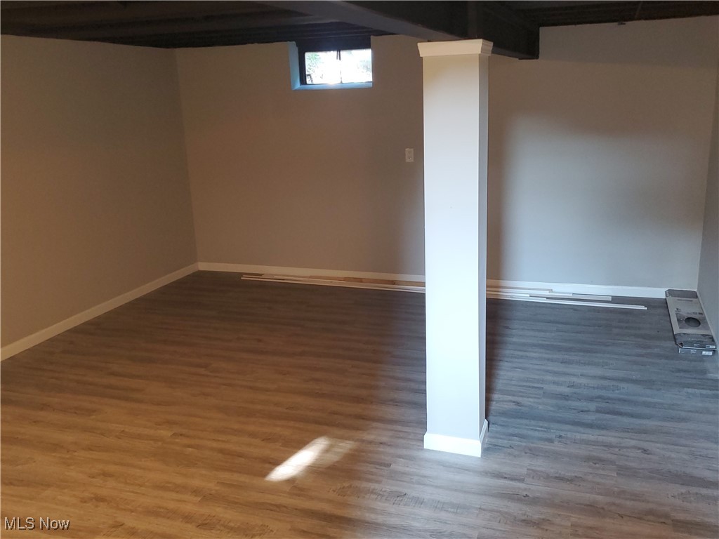 7007 Biddulph Road Brooklyn, OH 44144 - Photo 15 of 16 Basement with wood finished floors and baseboards