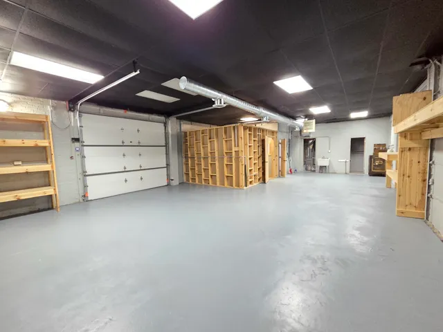 a view of storage and utility room