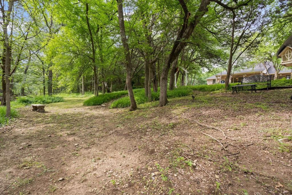 12041 Shady Creek Drive Whitney, TX 76692 - Photo 32 of 40 a view of a backyard with green space