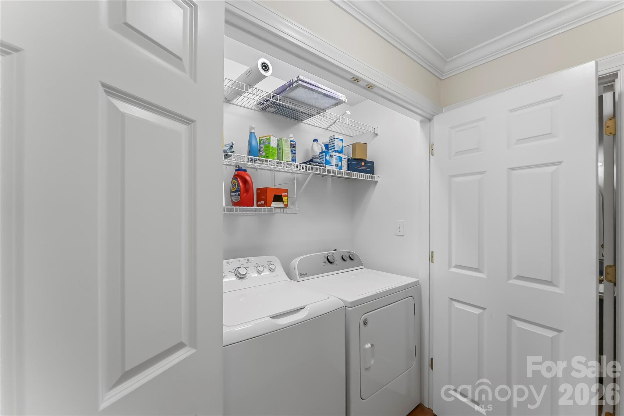 1726 Waterford Way Morganton, NC 28655 - Photo 14 of 45 a utility room with dryer and washer