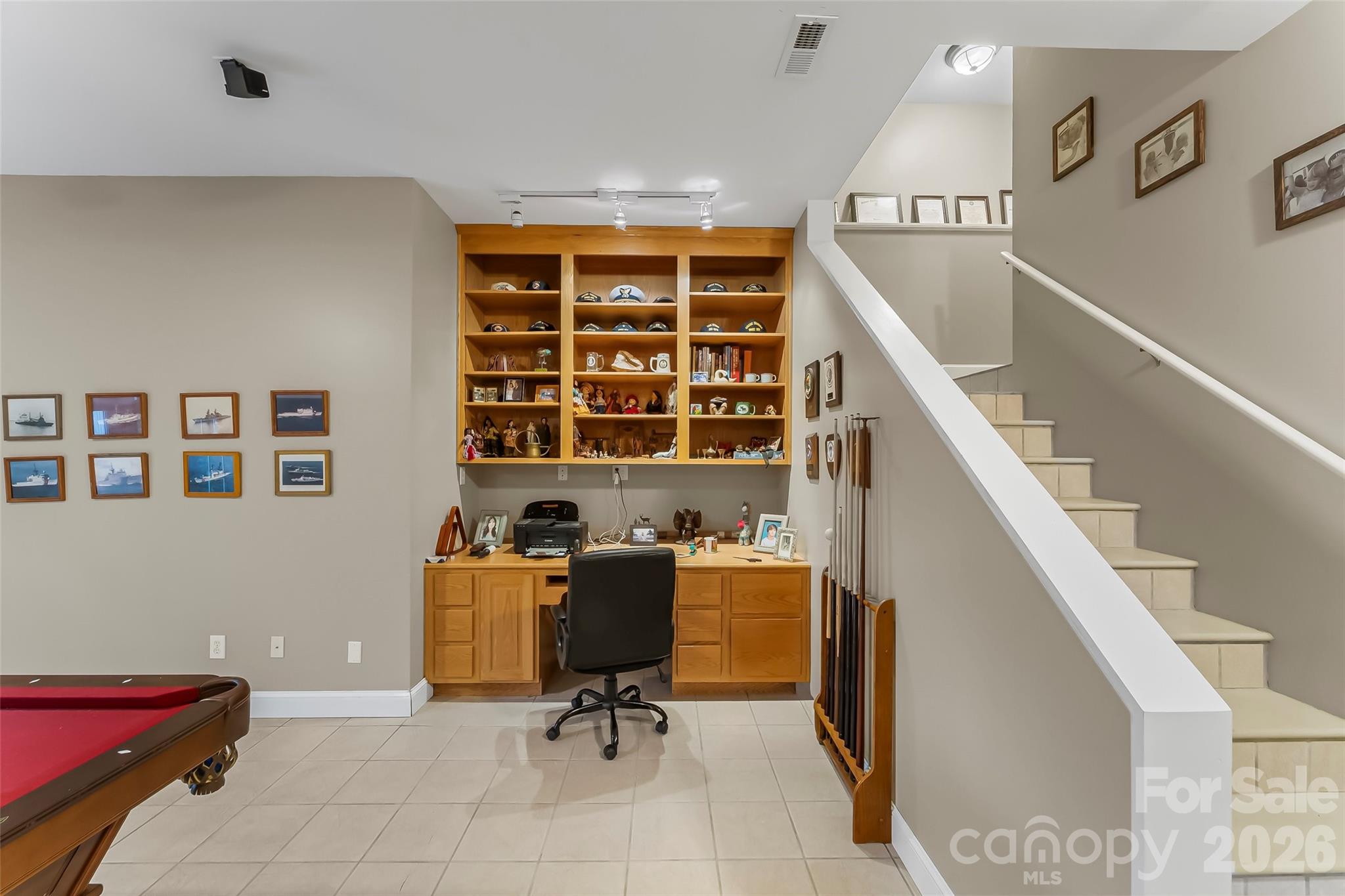 1726 Waterford Way Morganton, NC 28655 - Photo 16 of 45 a view of workspace with wooden floor and windows