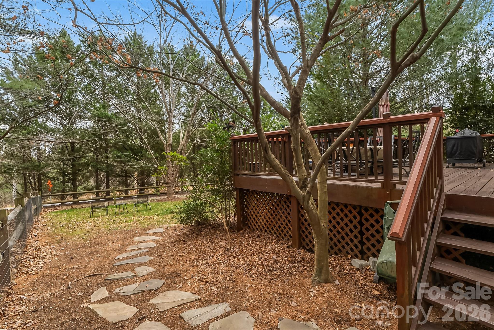 1726 Waterford Way Morganton, NC 28655 - Photo 30 of 45 a view of house with backyard and trees