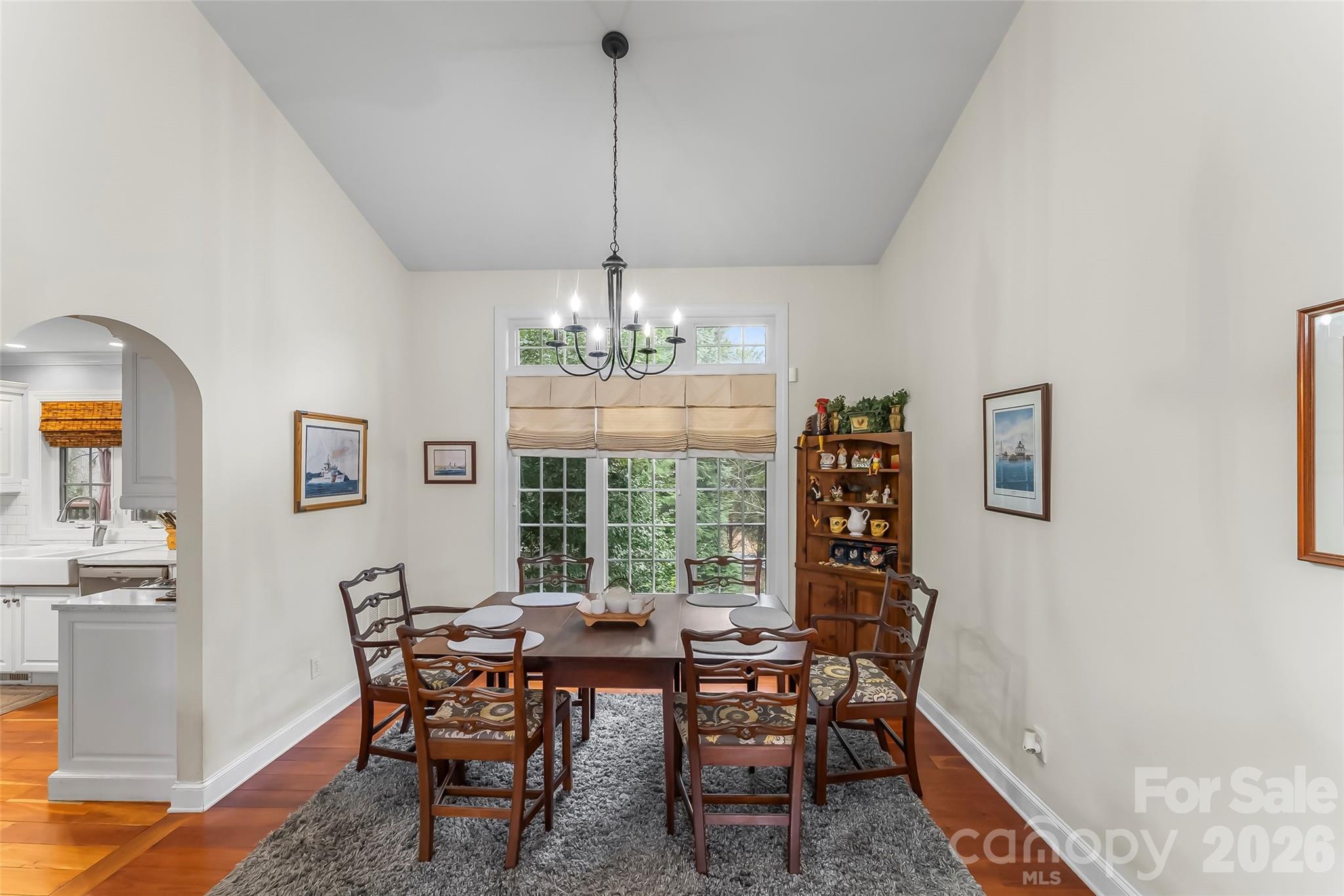 1726 Waterford Way Morganton, NC 28655 - Photo 8 of 45 a view of a dining room with furniture window and wooden floor
