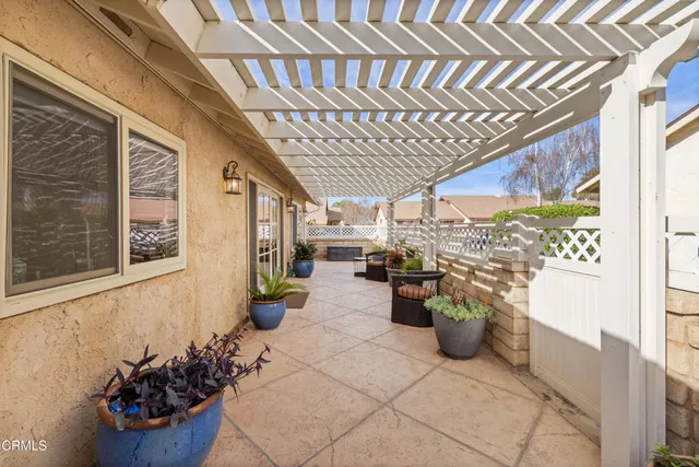 a view of a porch with patio