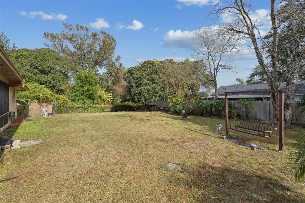 611 North Forsyth Road Orlando, FL 32807 - Photo 30 of 36 a view of backyard with green space