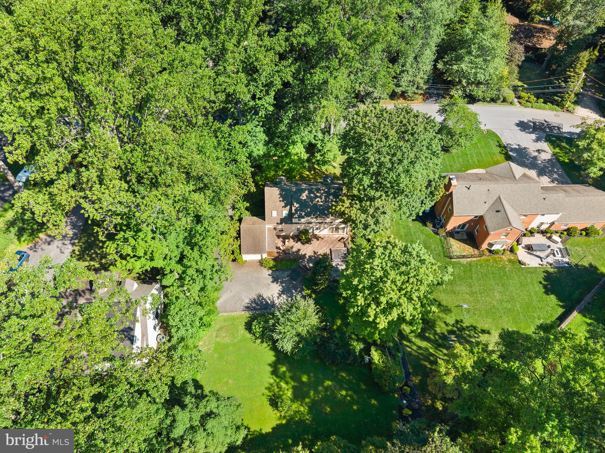 610 Broad Acres Road Penn Valley, PA 19072 - Photo 41 of 41 an aerial view of residential house with outdoor space and trees all around