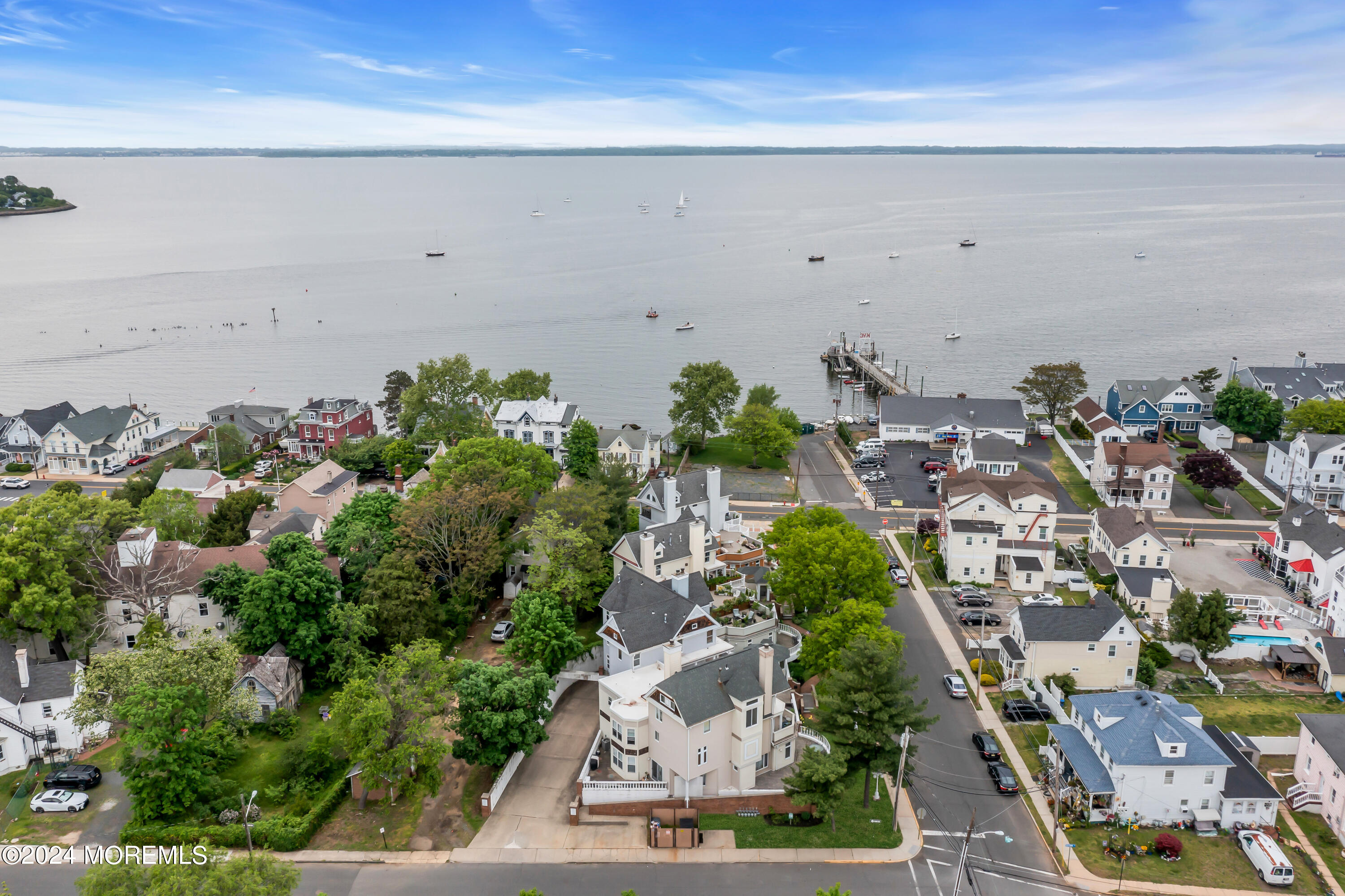 100 1st Street, Unit 8 Keyport, NJ 07735 - Photo 34 of 55 an aerial view of multiple house