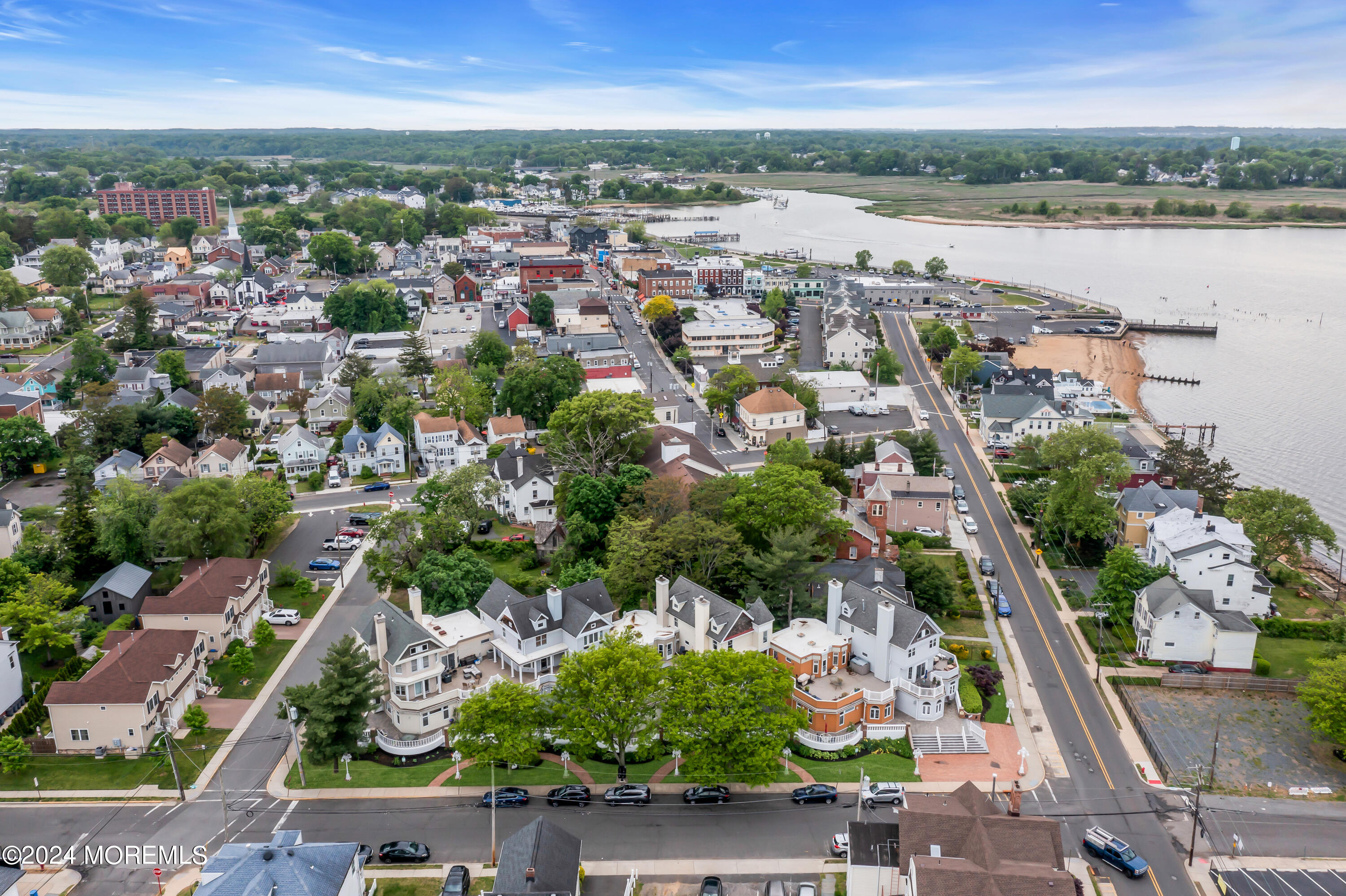 100 1st Street, Unit 8 Keyport, NJ 07735 - Photo 36 of 55 an aerial view of multiple house