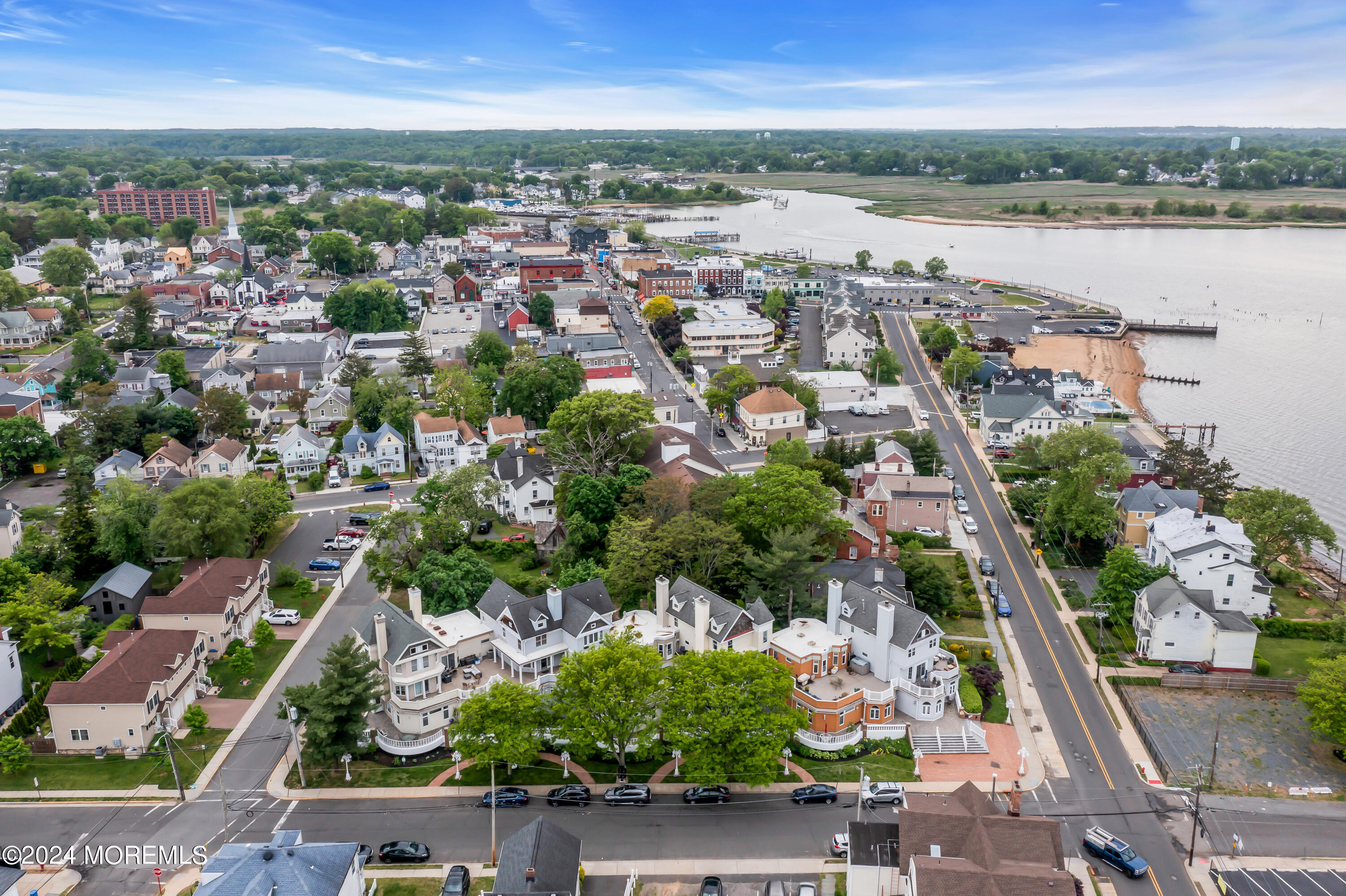 100 1st Street, Unit 8 Keyport, NJ 07735 - Photo 46 of 55 an aerial view of multiple house