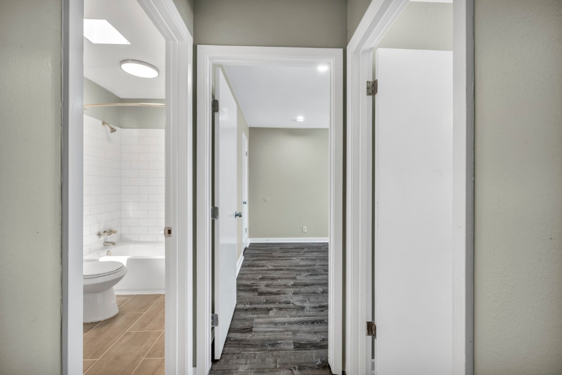 2808 Skyway Circle, Unit 101 Austin, TX 78704 - Photo 11 of 25 a bathroom view of a toilet and a view of bathroom