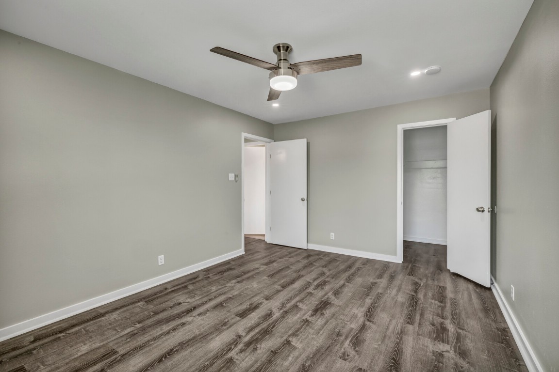 2808 Skyway Circle, Unit 101 Austin, TX 78704 - Photo 16 of 25 wooden floor in an empty room