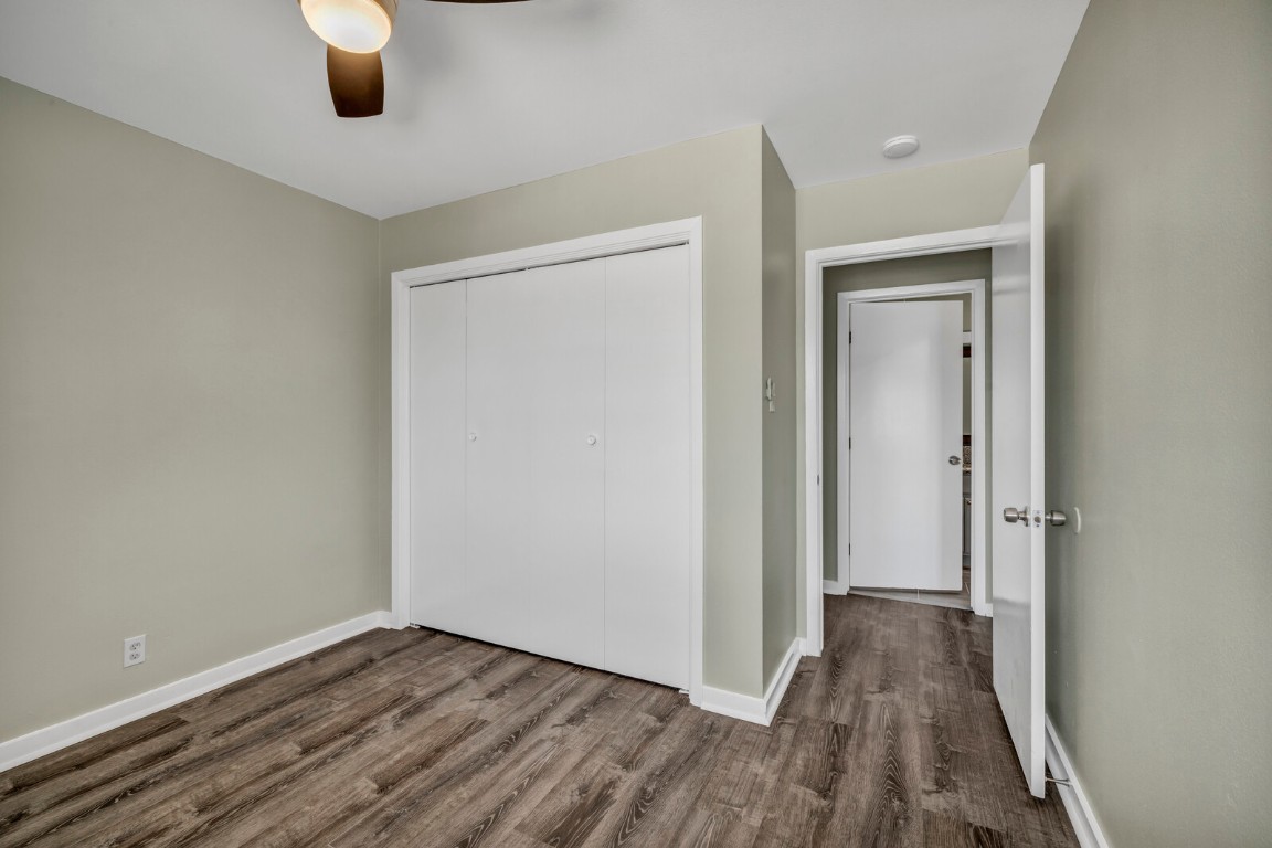 2808 Skyway Circle, Unit 101 Austin, TX 78704 - Photo 20 of 25 a view of empty room with wooden floor