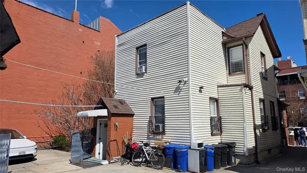 a view of a house with a patio