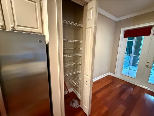 a view of front door