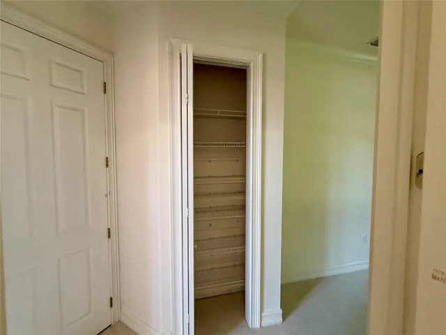 a view of front door