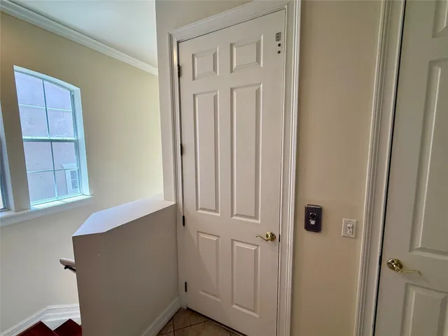 a view of front door