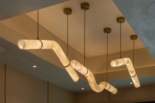 a close view of walk in closet