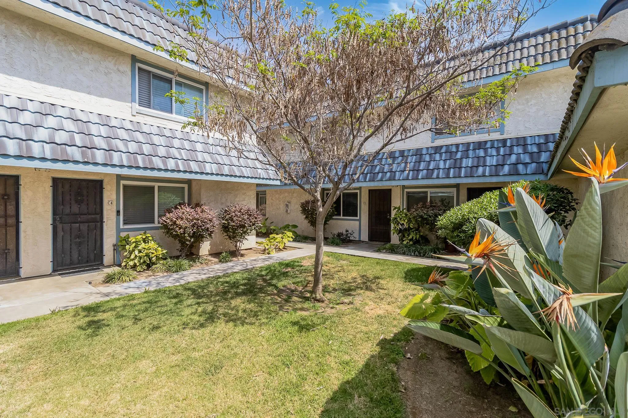 350 G Street, Unit E2 Chula Vista, CA 91910 - Photo 19 of 30 a view of a house with backyard and sitting area